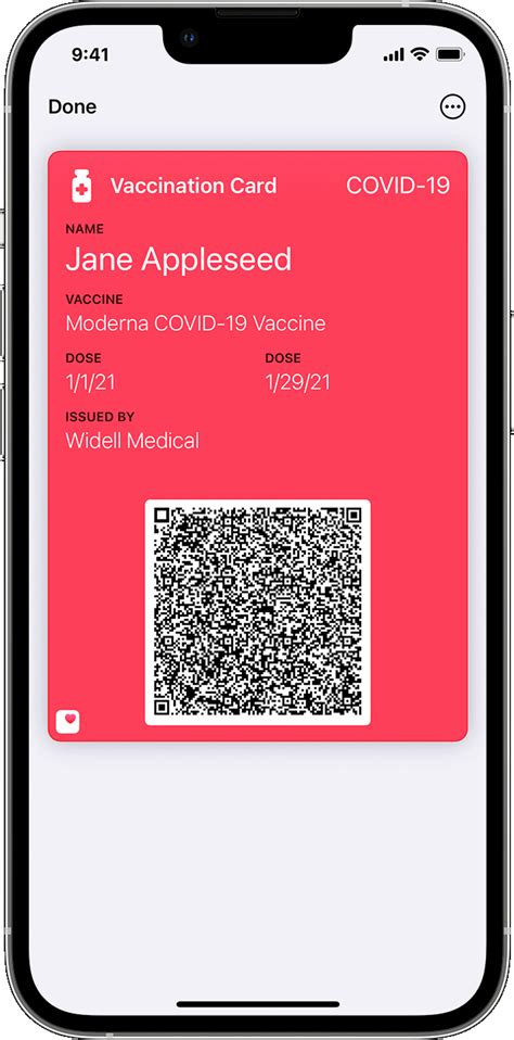 apple wallet verifiable medical records